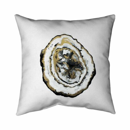 FONDO 20 x 20 in. Golden Geode-Double Sided Print Indoor Pillow FO3333131